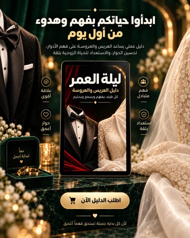 ليلة العمر — ابدأوا حياتكم بفهم وهدوء من أول يوم