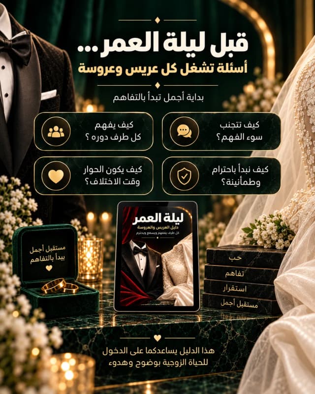 أسئلة تشغل كل عريس وعروسة قبل ليلة العمر