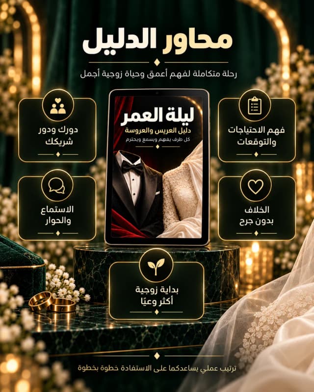 محاور كتاب ليلة العمر