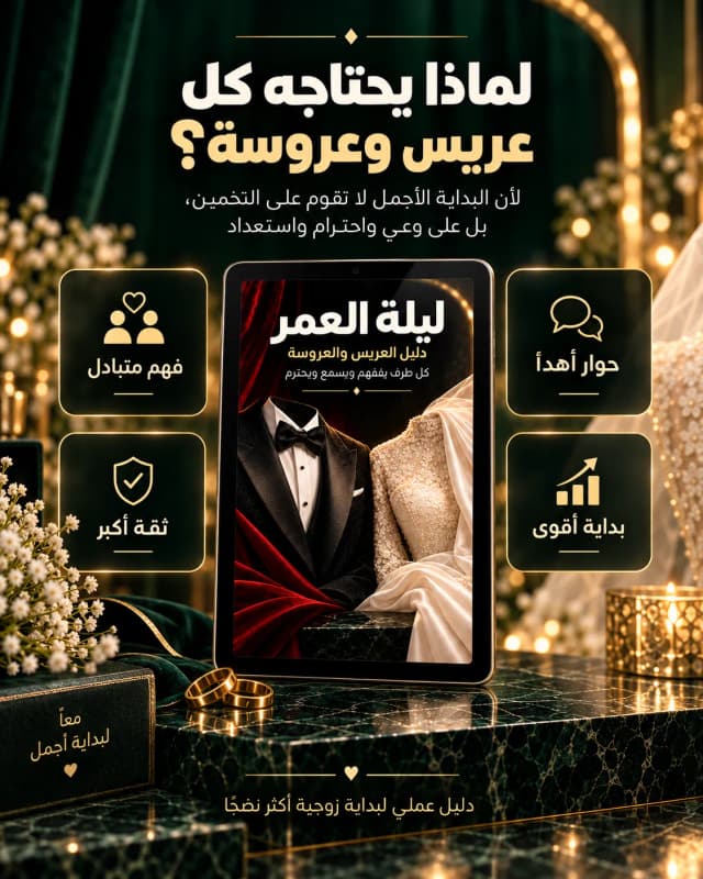 لماذا يحتاجه العريس والعروسة؟